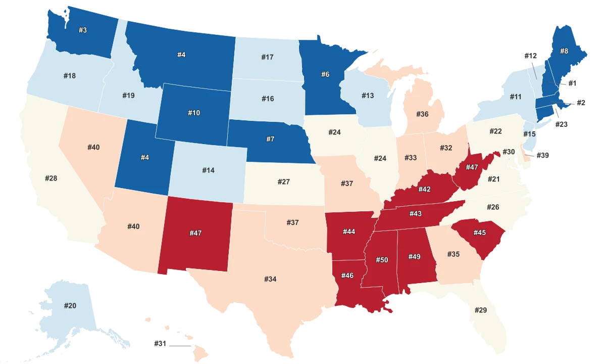Best States for Gen Z