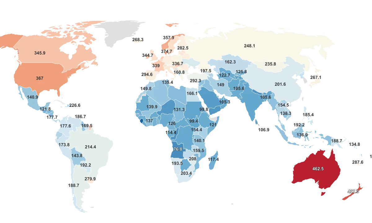 Cancer Rates By Country