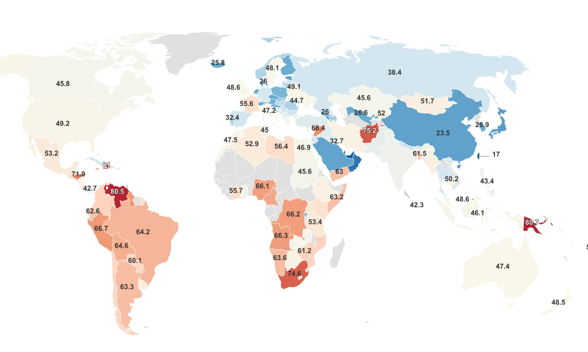 Crime Rate by Country