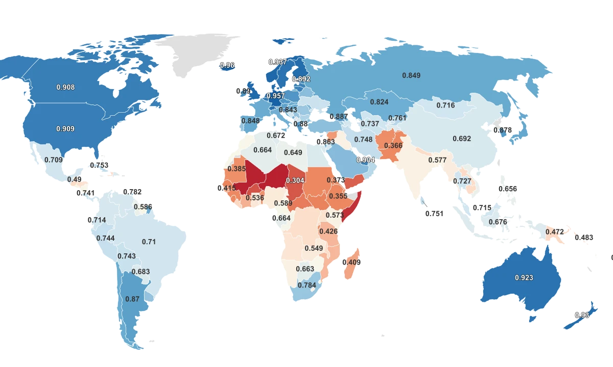 Education Rankings by Country