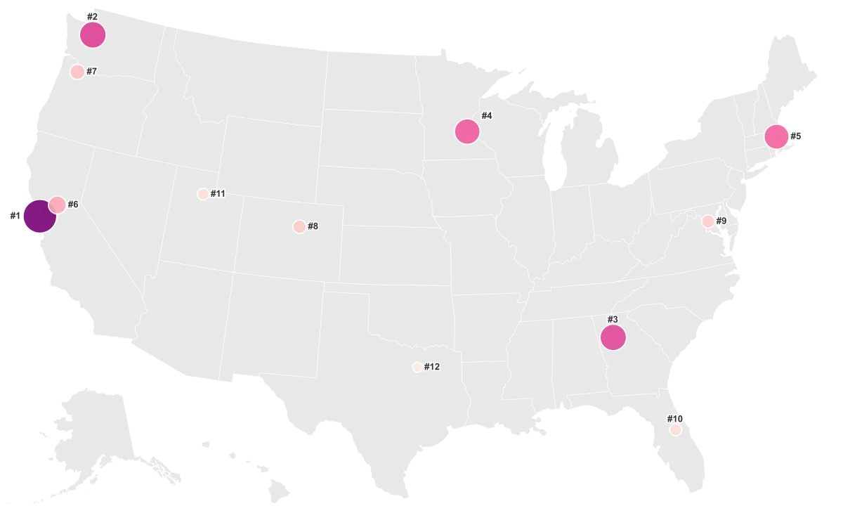 Gayest Cities in America