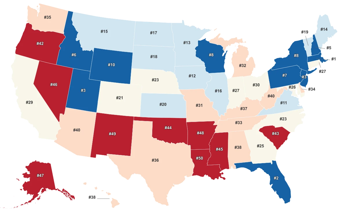 Quality Of Life By State