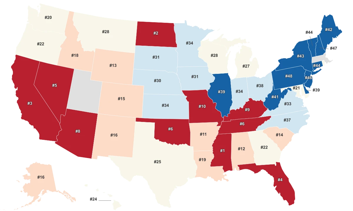 Worst Drivers By State