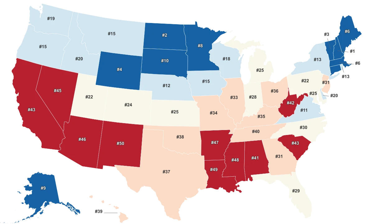 Worst States To Live In